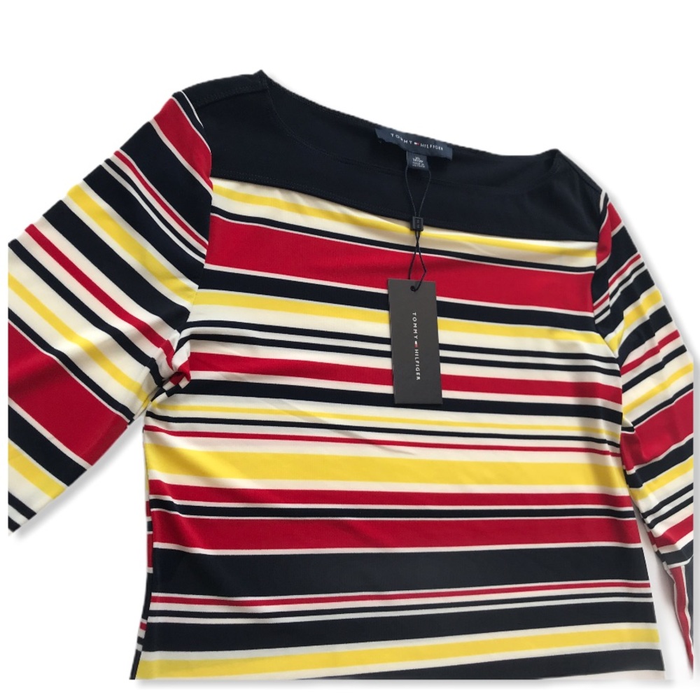 Tommy Hilfiger Blouse Shirt Striped Catalina - Picture 3 of 8